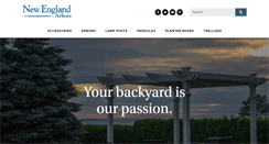 Desktop Screenshot of newenglandarbors.com